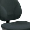 Homeroots Ebony Fabric Chair 20 x 24 x 36 in. 372431